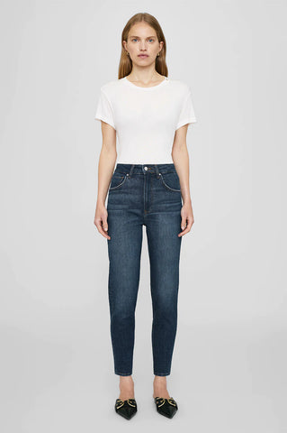 The Amani Tee in Off White Cashmere Blend