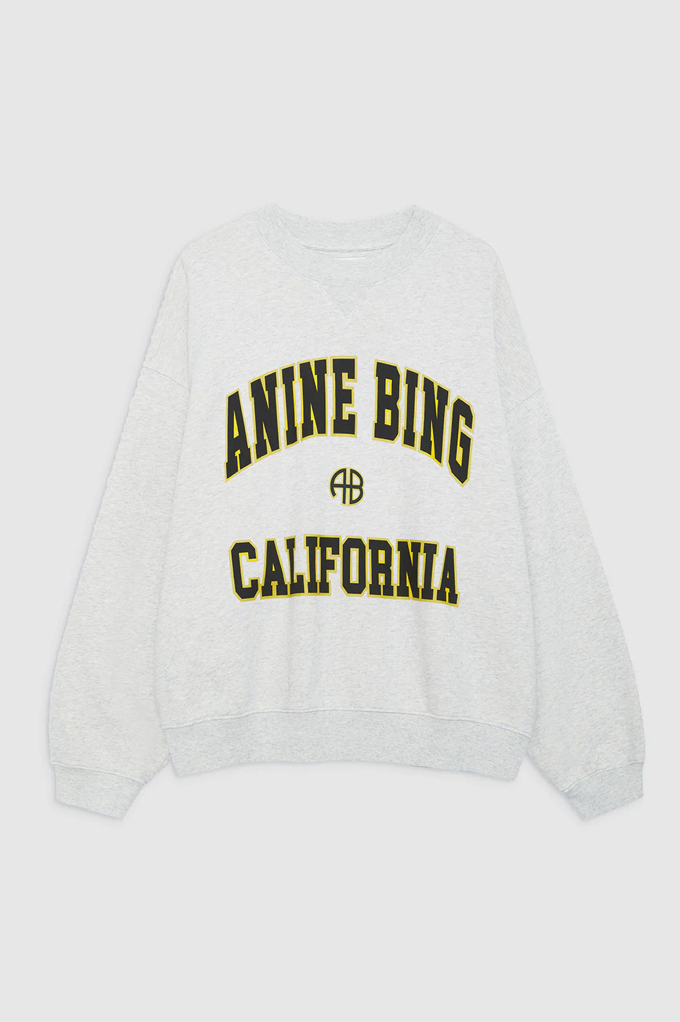 The Jaci Sweatshirt Anine Bing California in Heather Grey
