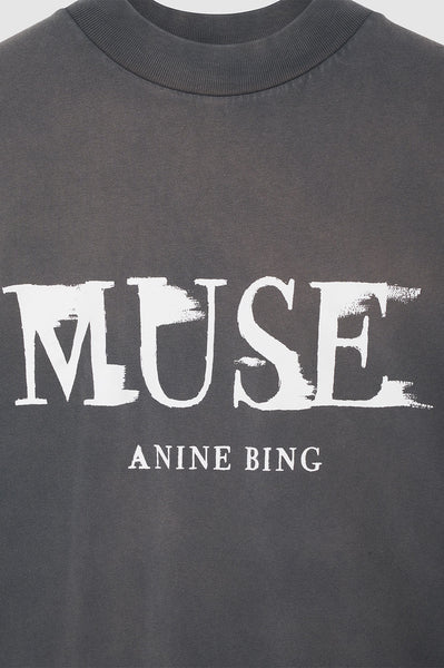 The Wes Tee Painted Muse in Washed Black