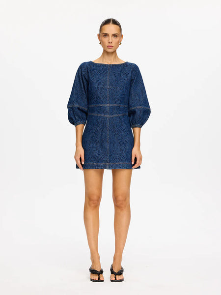 The Nixie Denim Mini Dress