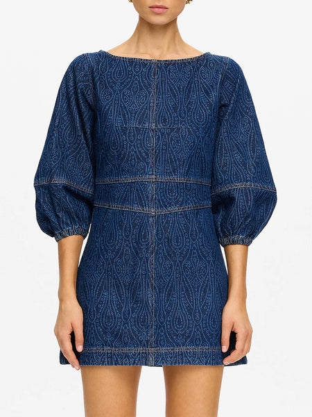 The Nixie Denim Mini Dress