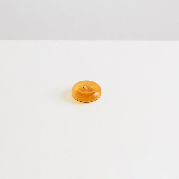 The Pebble Incense Holder in Amber
