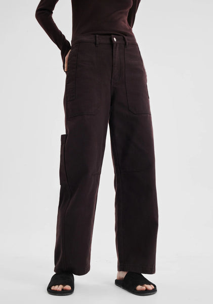The Jensen Denim Cargo Pant in Espresso
