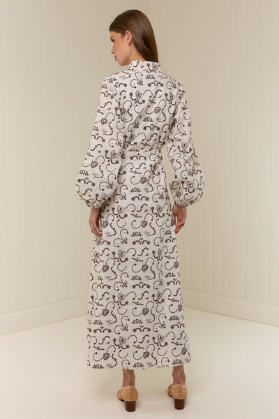 The Josie Dress in Regatta Embroidery