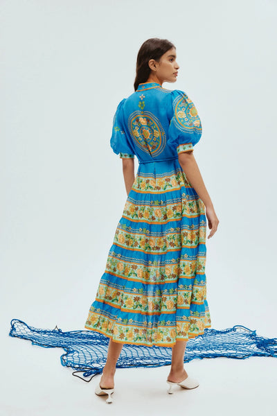 The Linda Tiered Midi Dress