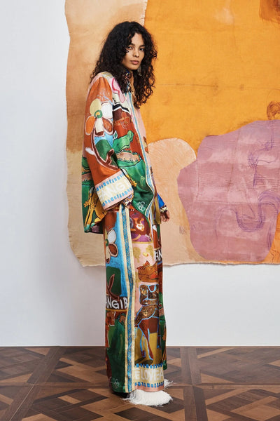 The Mlak Silk Pant