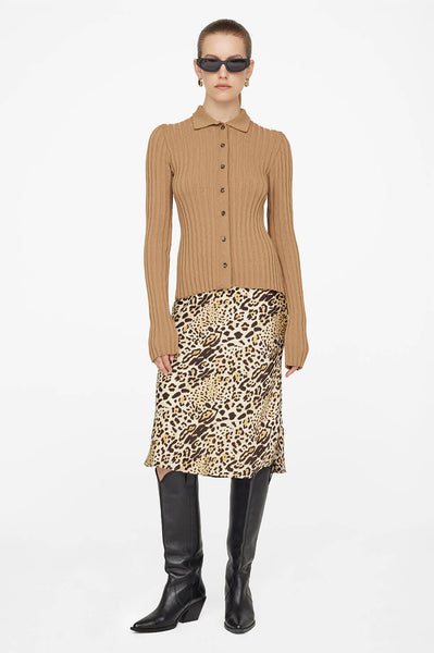The Joslyn Cardigan in Camel