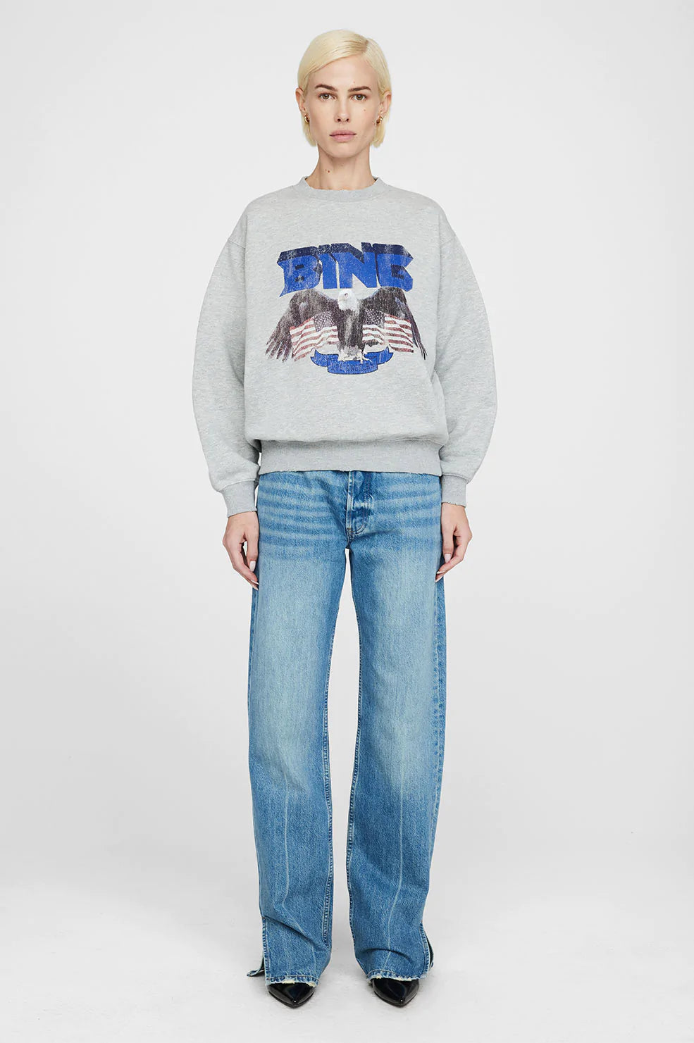 Grey and 2025 blue sweatshirt